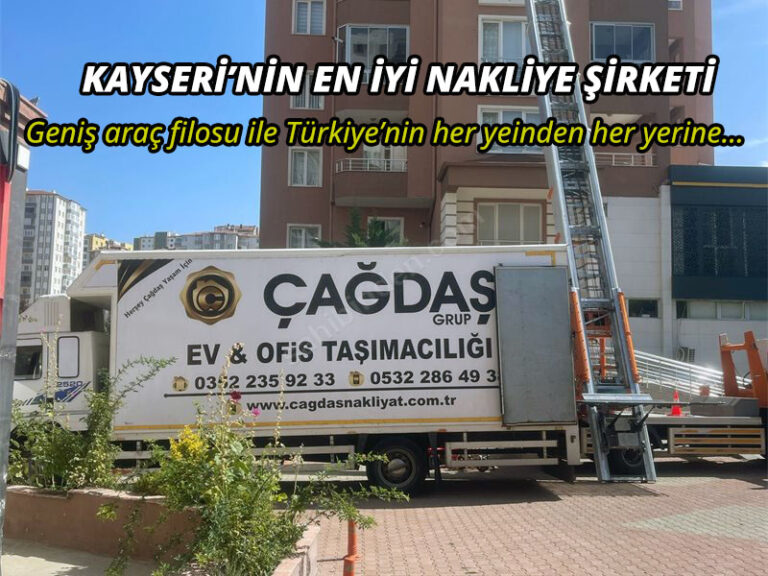 Kayseri’de Profesyonel Evden Eve Nakliyat Hizmeti – Çağdaş Nakliyat