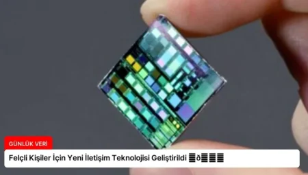 Felçli Kişiler İçin Yeni İletişim Teknolojisi Geliştirildi ⏬👇