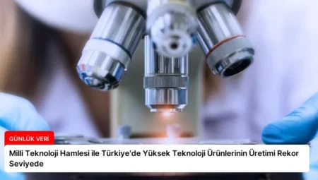Milli Teknoloji Hamlesi ile Türkiye’de Yüksek Teknoloji Ürünlerinin Üretimi Rekor Seviyede