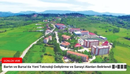 Bartın ve Bursa’da Yeni Teknoloji Geliştirme ve Sanayi Alanları Belirlendi ⏬👇