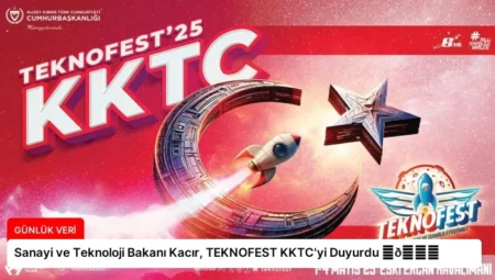 Sanayi ve Teknoloji Bakanı Kacır, TEKNOFEST KKTC’yi Duyurdu ⏬👇