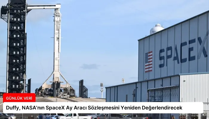 Duffy, NASA’nın SpaceX Ay Aracı Sözleşmesini Yeniden Değerlendirecek