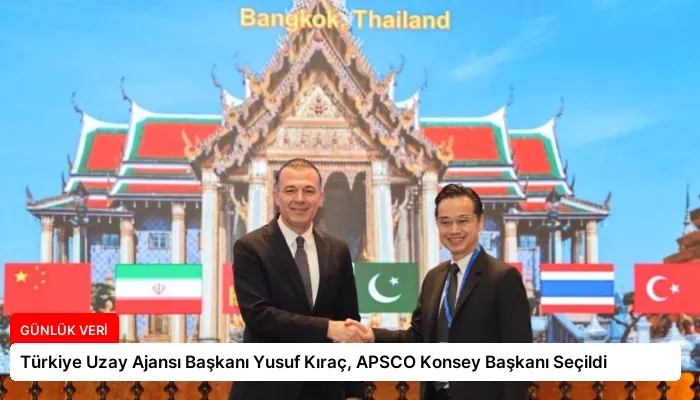 Türkiye Uzay Ajansı Başkanı Yusuf Kıraç, APSCO Konsey Başkanı Seçildi