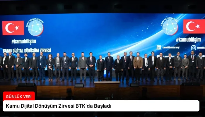 Kamu Dijital Dönüşüm Zirvesi BTK’da Başladı