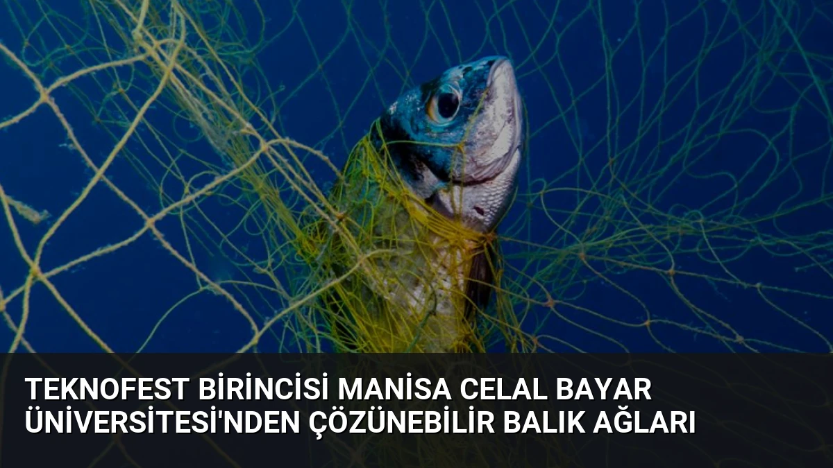 TEKNOFEST Birincisi Manisa Celal Bayar Üniversitesi’nden Çözünebilir Balık Ağları