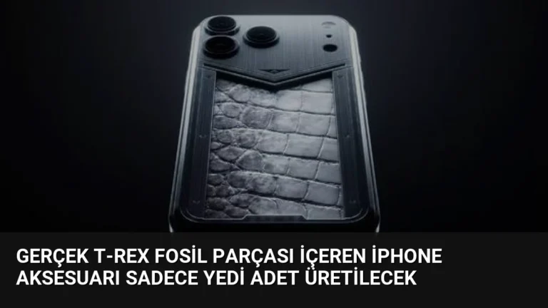 Gerçek T-Rex Fosil Parçası İçeren iPhone Aksesuarı Sadece Yedi Adet Üretilecek