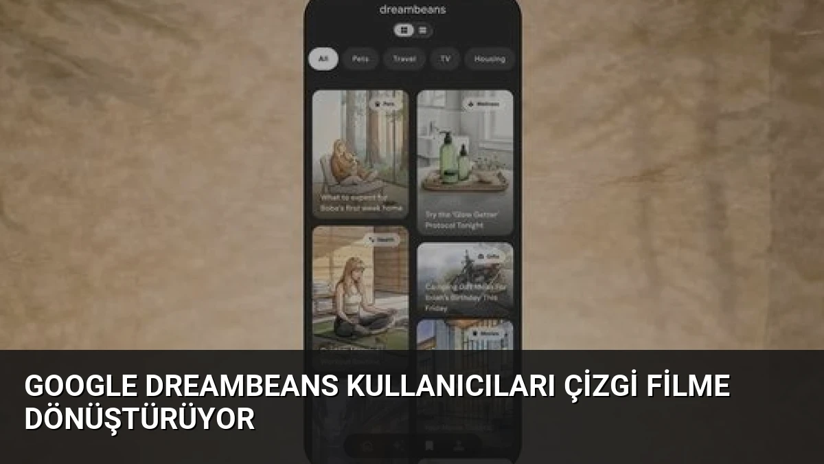 Google Dreambeans Kullanıcıları Çizgi Filme Dönüştürüyor