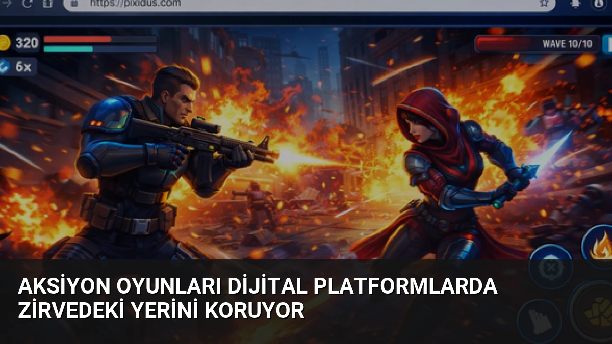 Aksiyon Oyunları Dijital Platformlarda Zirvedeki Yerini Koruyor