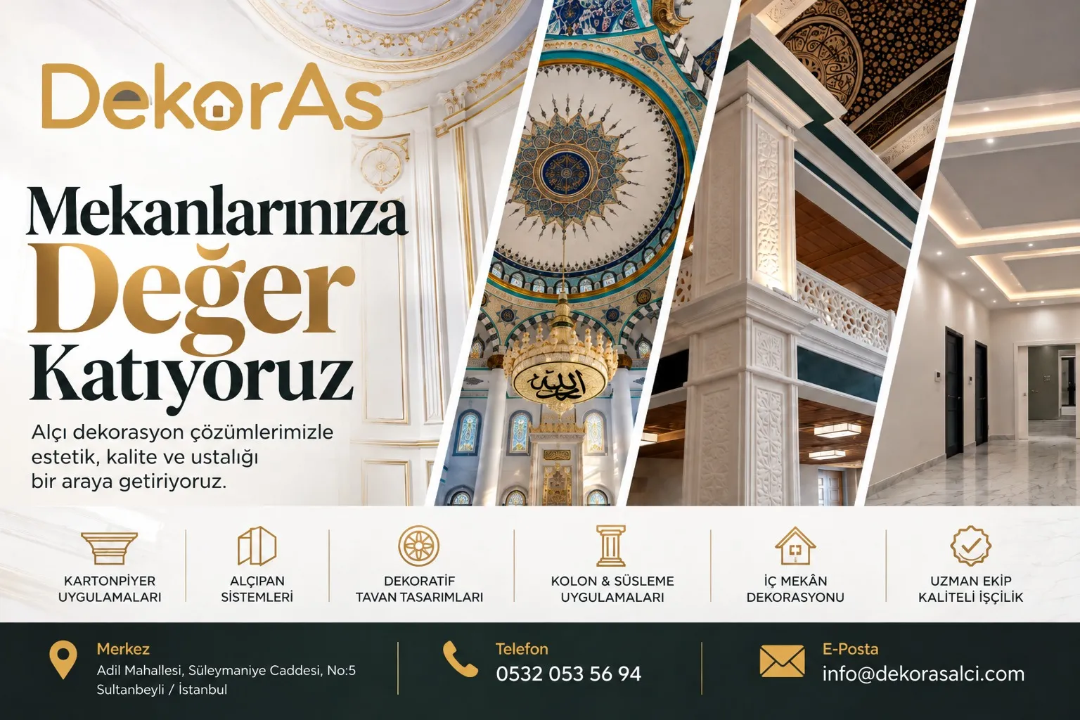 Asma Tavan ve Gizli LED Aydınlatma Uygulamalarıyla Modern Dekorasyon